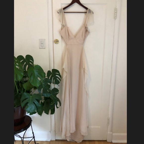 BCBG Runway Lourdes Blush Dress size 10 NWT - Picture 3 of 8